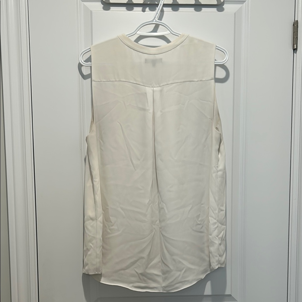 RW&CO. Cream Tie Front Blouse - Picture 2 of 2